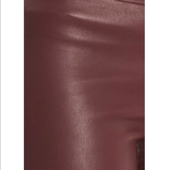 Vince Lamb leather Leggings zip ankles Medium - Picture 7 of 8